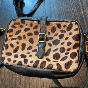Clare Vivier mini sac in leopard